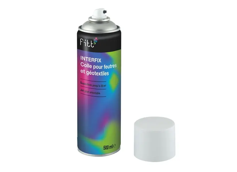 Colle spray géotextile et feutre Interfix 500 ml - Fitt