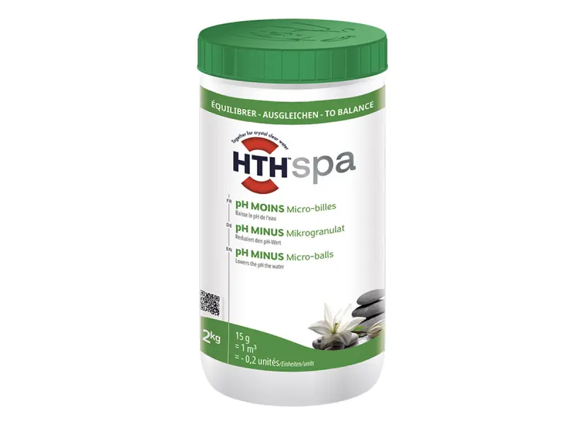 pH moins micro-billes pour spa 2 kg - HTH