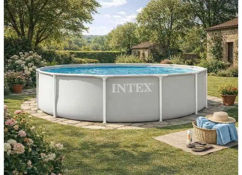 Piscine tubulaire Prism Frame ronde 3,05 x 0,76 m - Intex