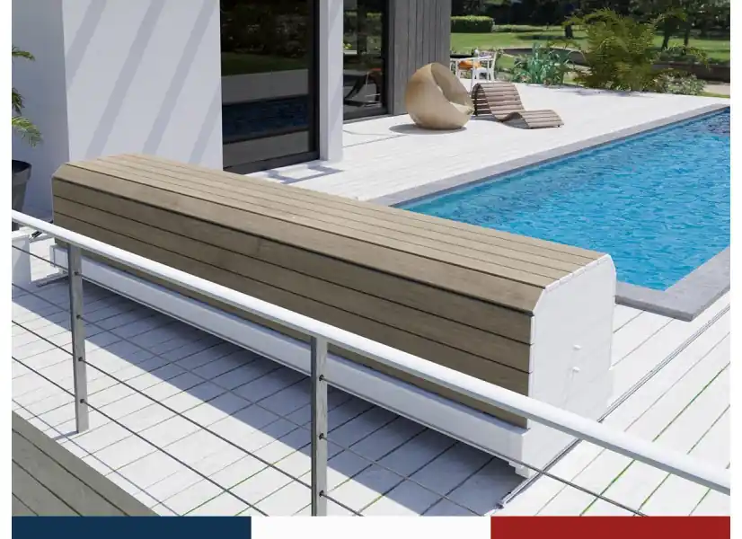 Volet de piscine hors-sol Banc Surf - Abriblue