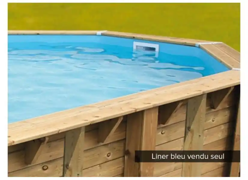 Liner seul pour piscine bois Azura 6,10 x 4,00 x 1,20 m - Ubbink