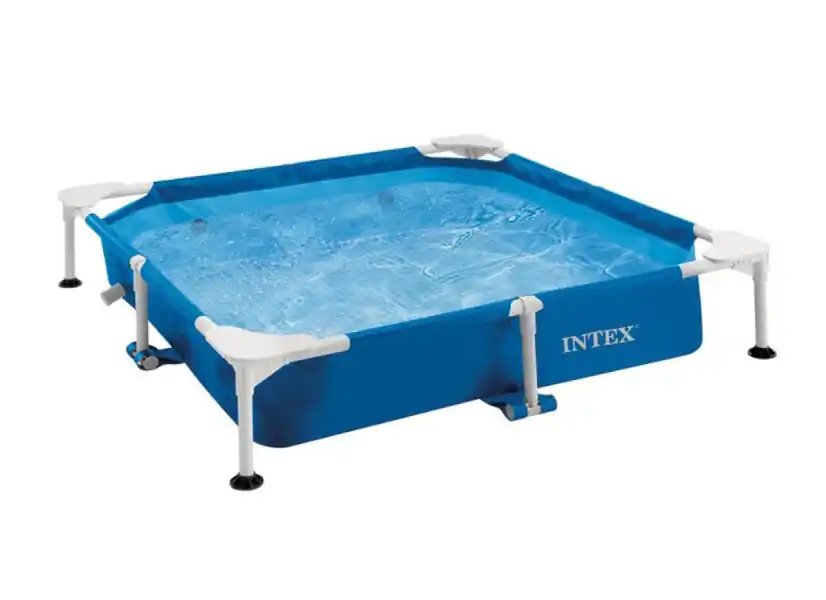Piscine tubulaire carrée pour animaux - Intex