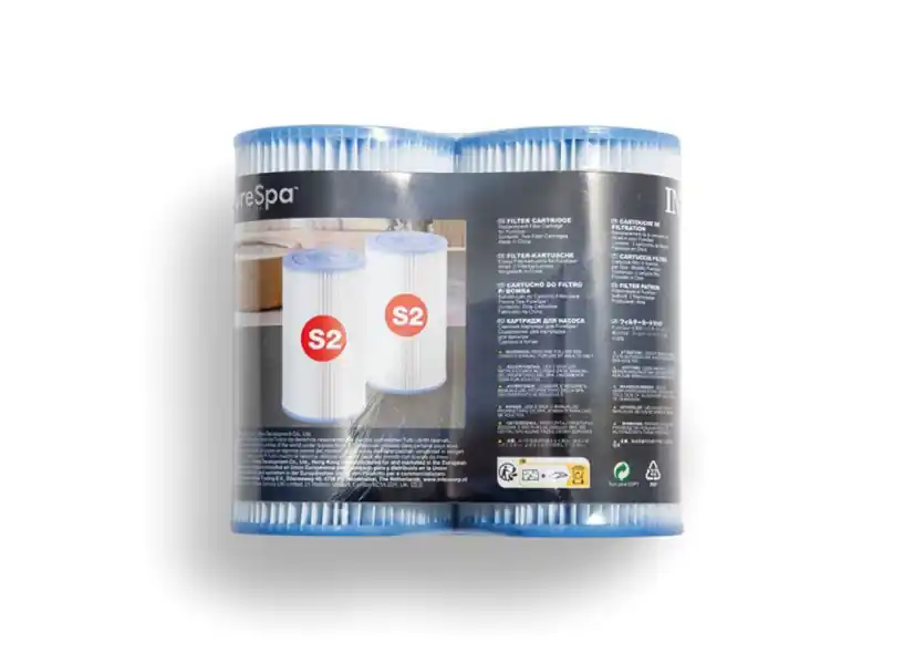 Lot de 2 filtres S2 pour spa gonflable - Intex