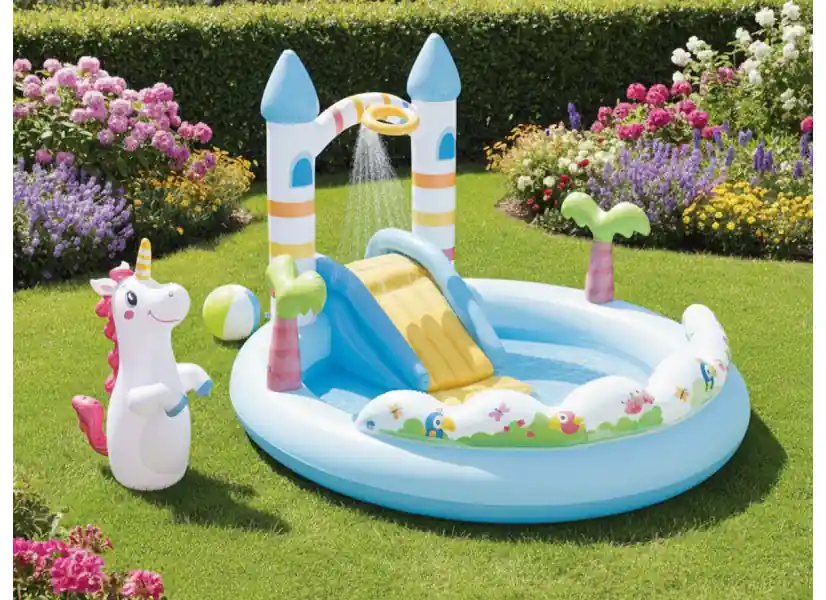 Aire de jeux gonflable Château Magique - Intex