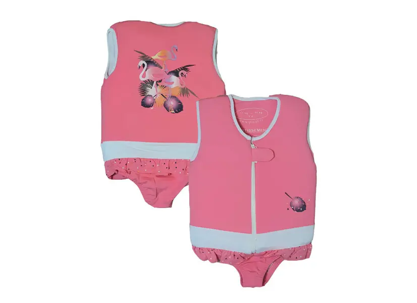 Maillot de bain flottant fille Flamingo - Plouf