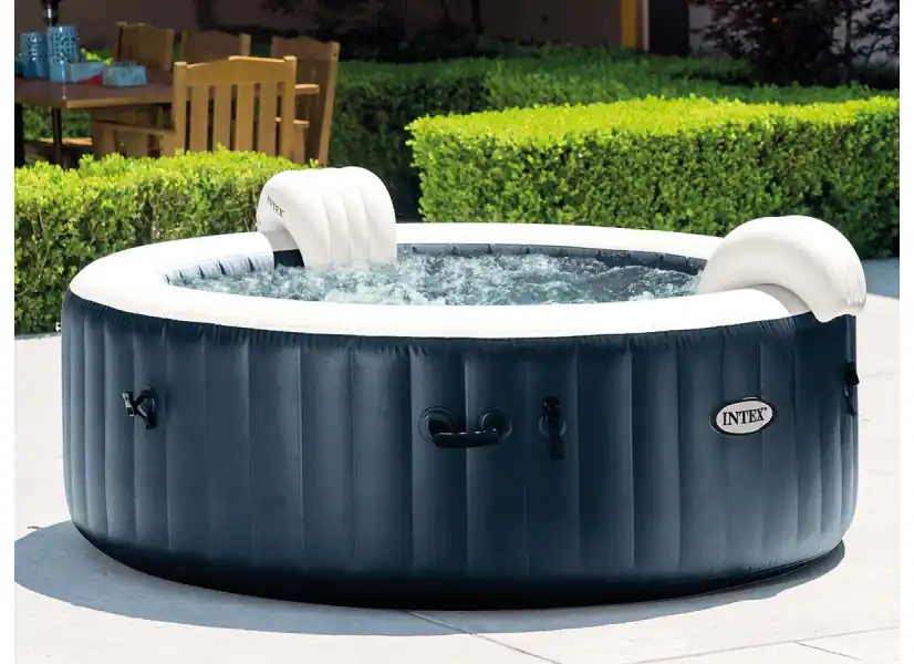 Spa gonflable PureSpa Blue Navy rond Bulles 6 places - Intex