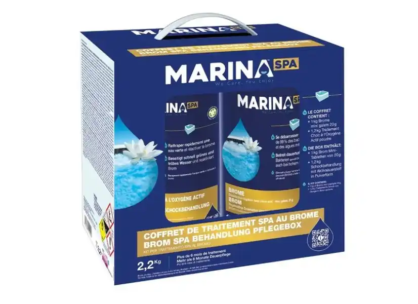 Coffret de traitement brome pour spa - Marina Spa