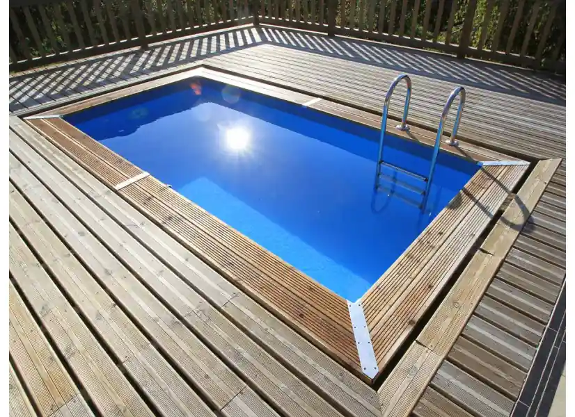 Piscine bois Azura 4,00 x 2,00 x 1,26 m - Ubbink