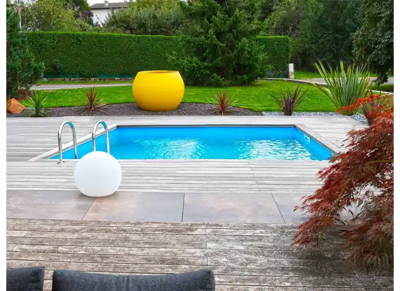 Piscine bois Azura 3,00 x 3,00 x 1,26 m - Ubbink