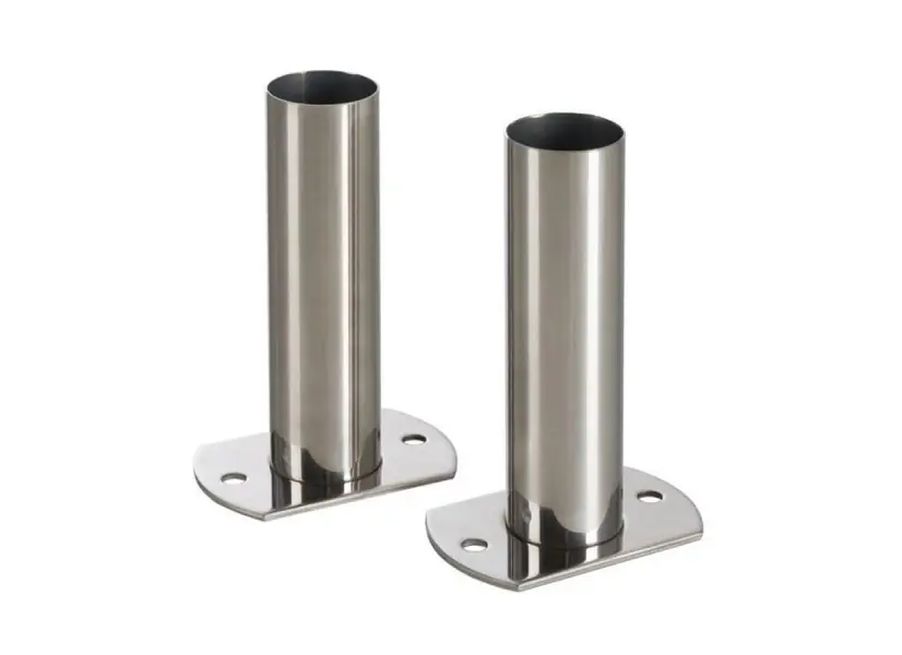 Lot de 2 ancres pour support échelle piscine bois rectangulaire - Ubbink