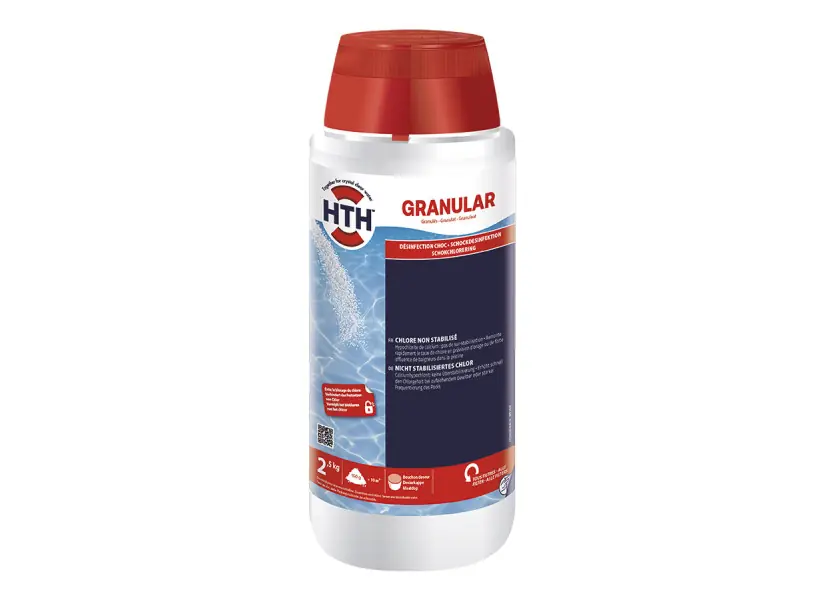 Chlore choc sans stabilisant Granular 2,5 kg - HTH