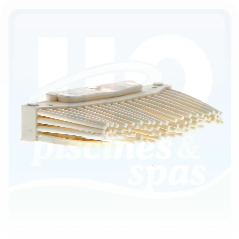 Ailette brosse de 30 mm pour volet roulant APF - Blanche