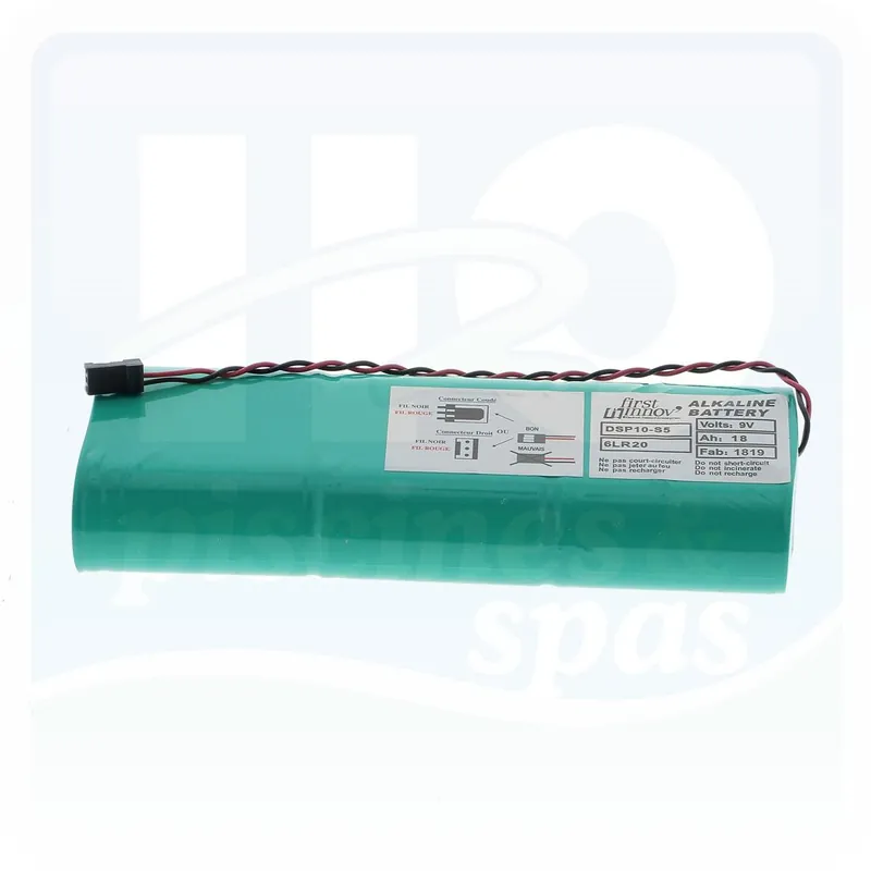 Batterie 9 volts de borne maître d‘alarmes de piscine FIRST INNOV™ - Océaprotect® - Blueprotect® & Primaprotect®