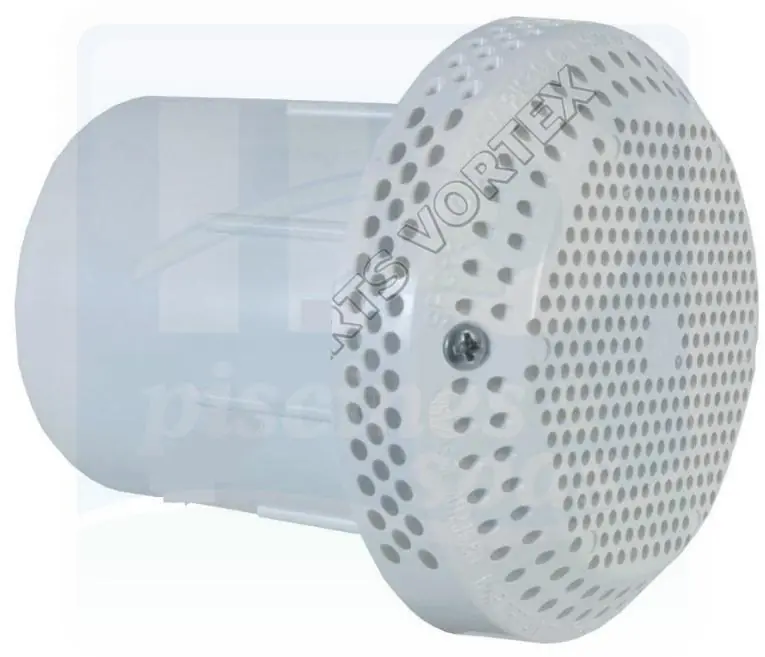 Bonde d‘aspiration 100 GPM blanche en 1.5" pour spas