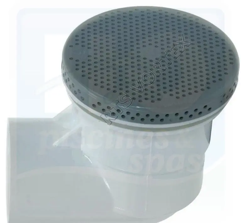 Bonde d‘aspiration ou de refoulement 100 GPM grise en 1.5"