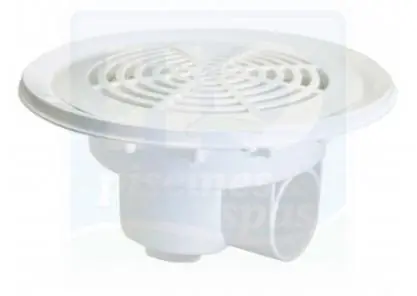 Bonde de fond AQUALUX Vitalia pour piscine liner - Blanche