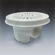 Bonde de fond ASTRAL diamètre 200 mm pour piscine béton - Blanche