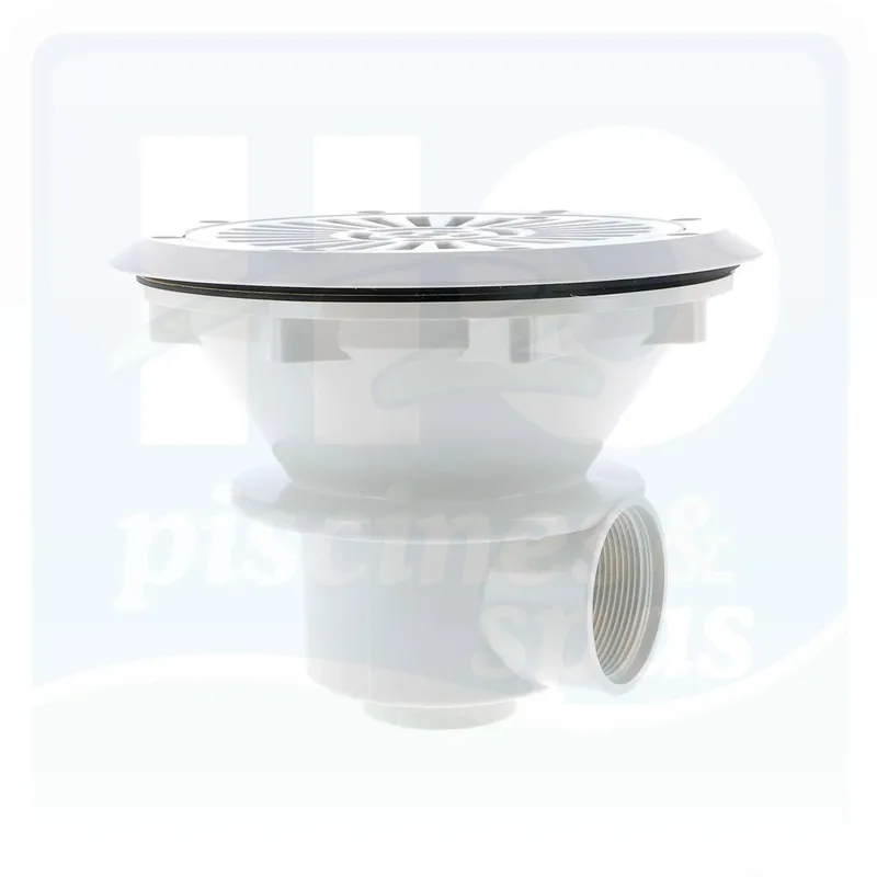 Bonde de fond ASTRAL diamètre 210 pour piscine liner - Blanche