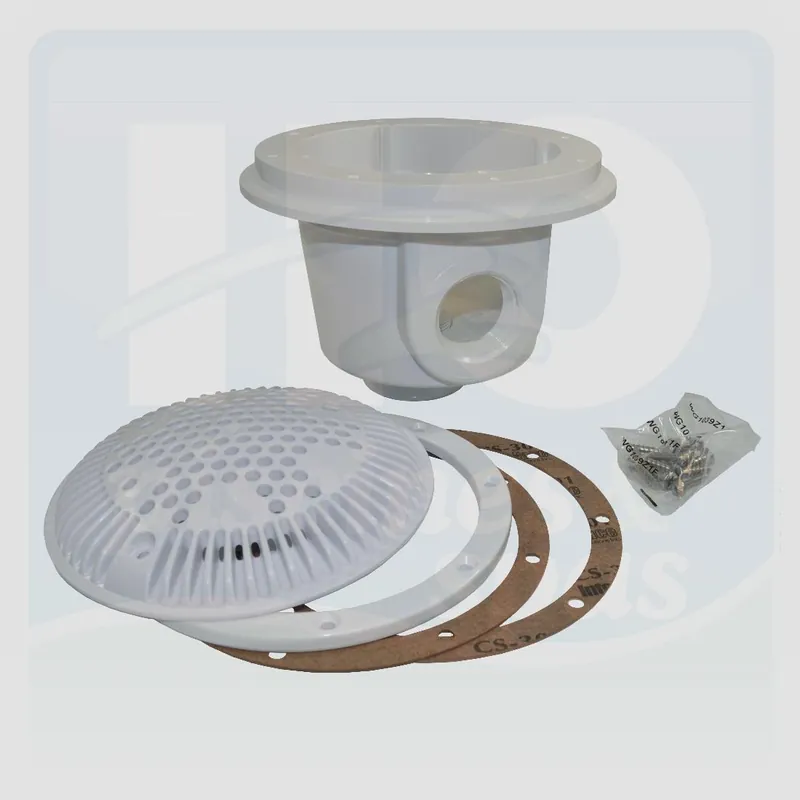 Bonde de fond HAYWARD - 1"1/2 avec grille Anti-vortex pour piscine liner