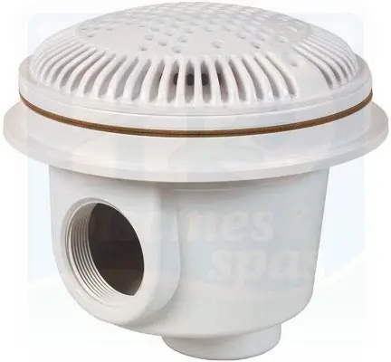 Bonde de fond HAYWARD - 2" avec grille Anti-vortex pour piscine liner