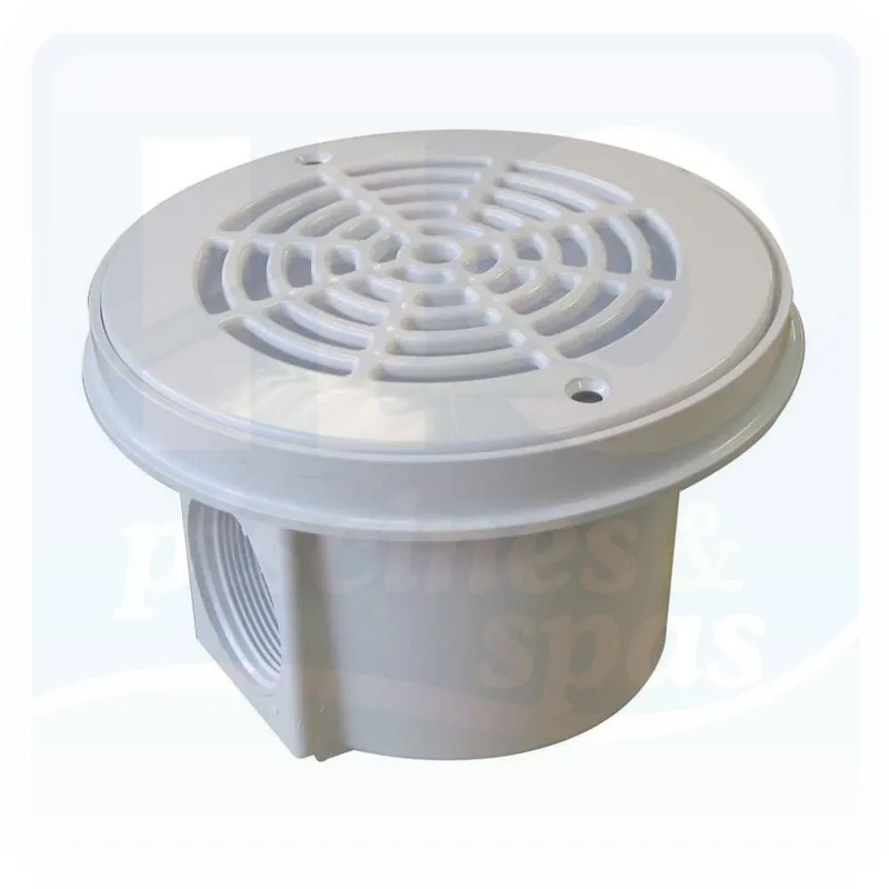 Bonde de fond HAYWARD standard pour piscine béton - Blanche