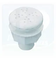 Bouche soufflante avec panneau frontal en plastique blanc