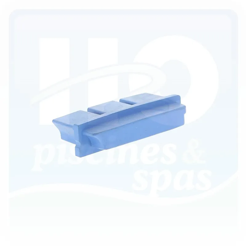 Bouchon droit de lame de 75 mm pour volet HYDRA SYSTEME Immeo - Bleu foncé