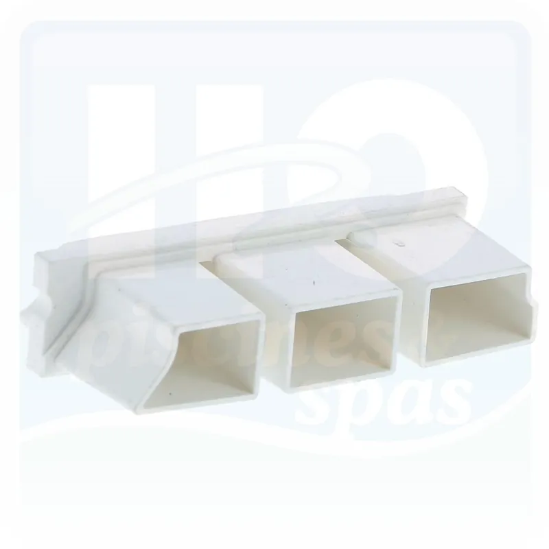 Bouchon droit pour lame de 75 mm pour volet HYDRA SYSTEME Immeo - Blanc