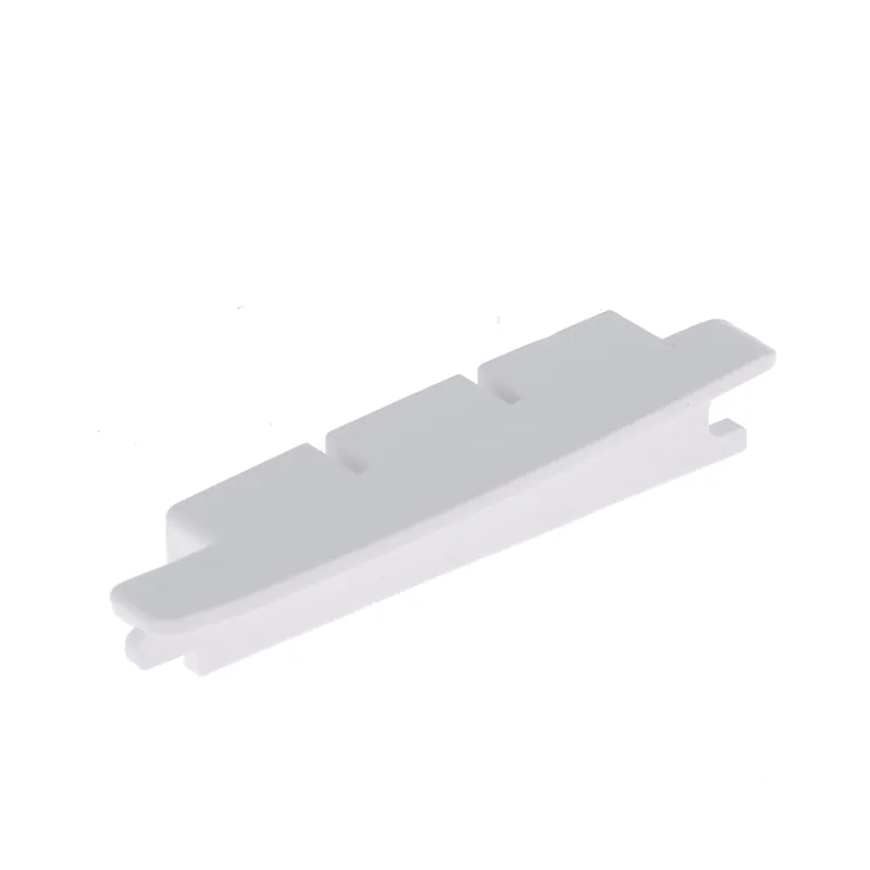 Bouchon gauche à coller pour volet roulant avec lames plates SOFATEC - Blanc