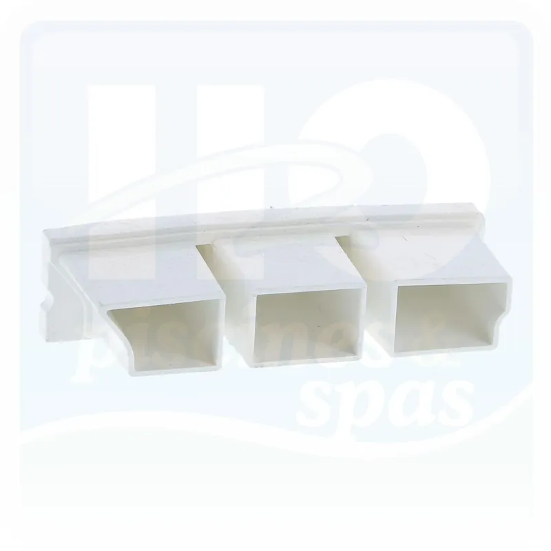 Bouchon gauche pour lame de 75 mm pour volet HYDRA SYSTEME Immeo - Blanc
