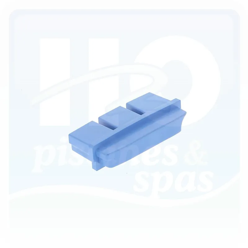 Bouchon gauche pour lame de 75 mm pour volet HYDRA SYSTEME Immeo - Bleu foncé