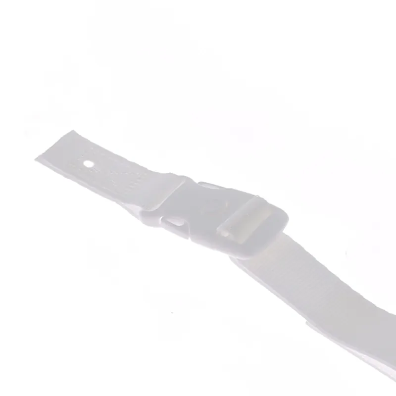 Boucle anti soulèvement fixation paroi avec lanière pour volet roulant SOFATEC / WOOD - Blanc