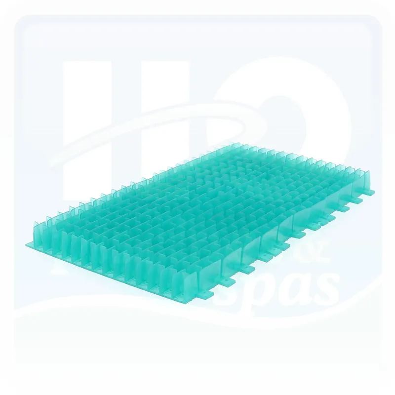 Brosse PVC turquoise des robots de piscine Dolphin Starlux et R2