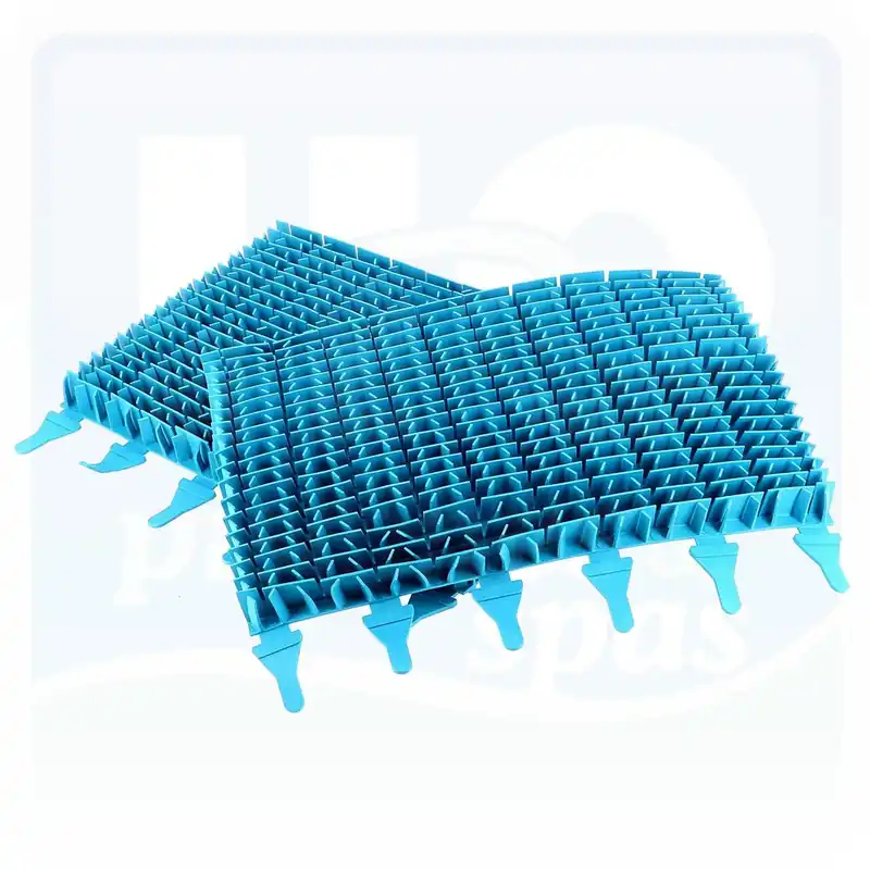 Brosses lamelles bleues turquoise pour robot de piscine ZODIAC Indigo