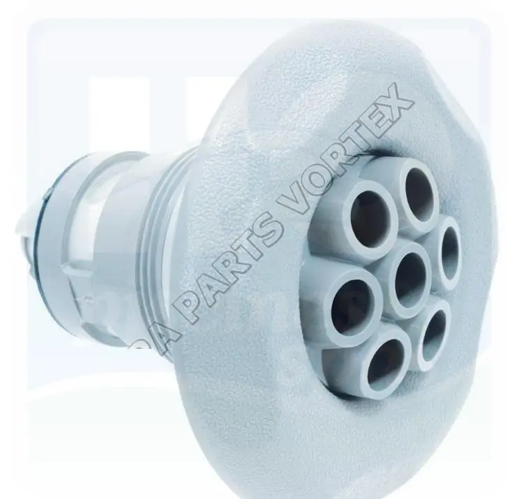 Buse de massage 5 points blanche face large WATERWAY® Polyjet
