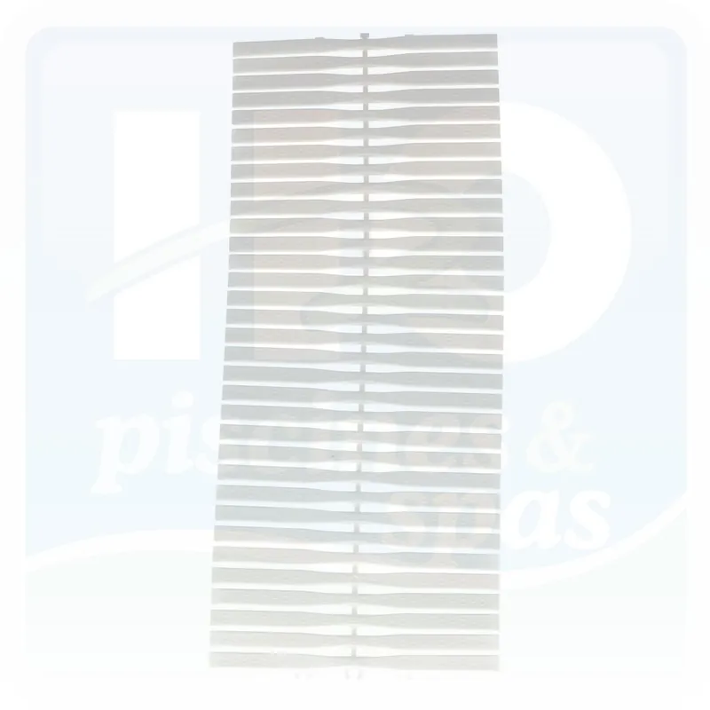 Caillebotis de 690 x 295 mm, blanc, pour goulotte de 300 mm - Epaisseur 34 mm