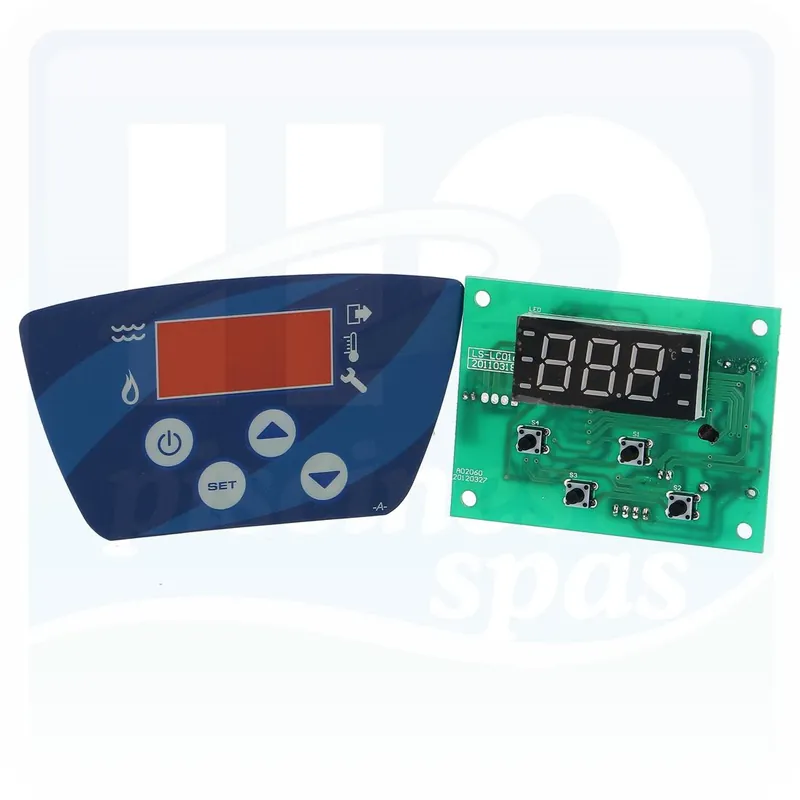 Carte afficheur et lexan des pompes à chaleur ZODIAC Power - PI20 et Everpac - Version Easy Connect