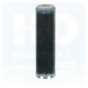 Cartouche charbon actif 9" 3/4 ou 10" avec le conteneur pour adoucisseur d‘eau