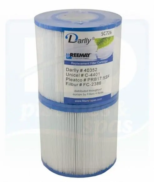 Cartouches filtrantes Darlly 40352 pour spas