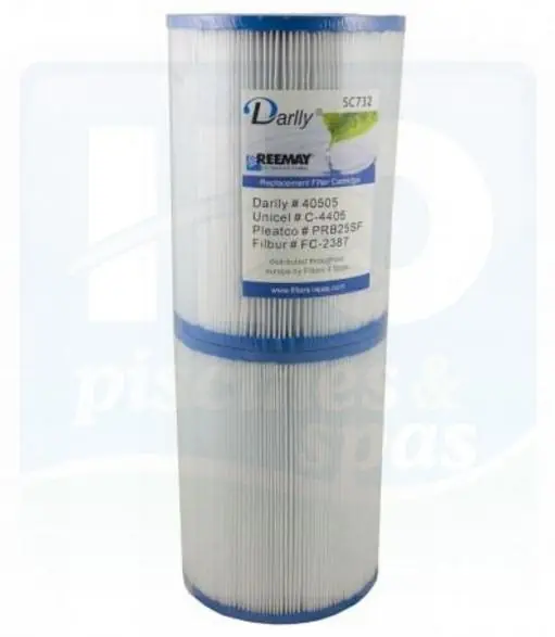 Cartouches filtrantes Darlly 40505 de 168 mm pour spas BEACHCOMBER