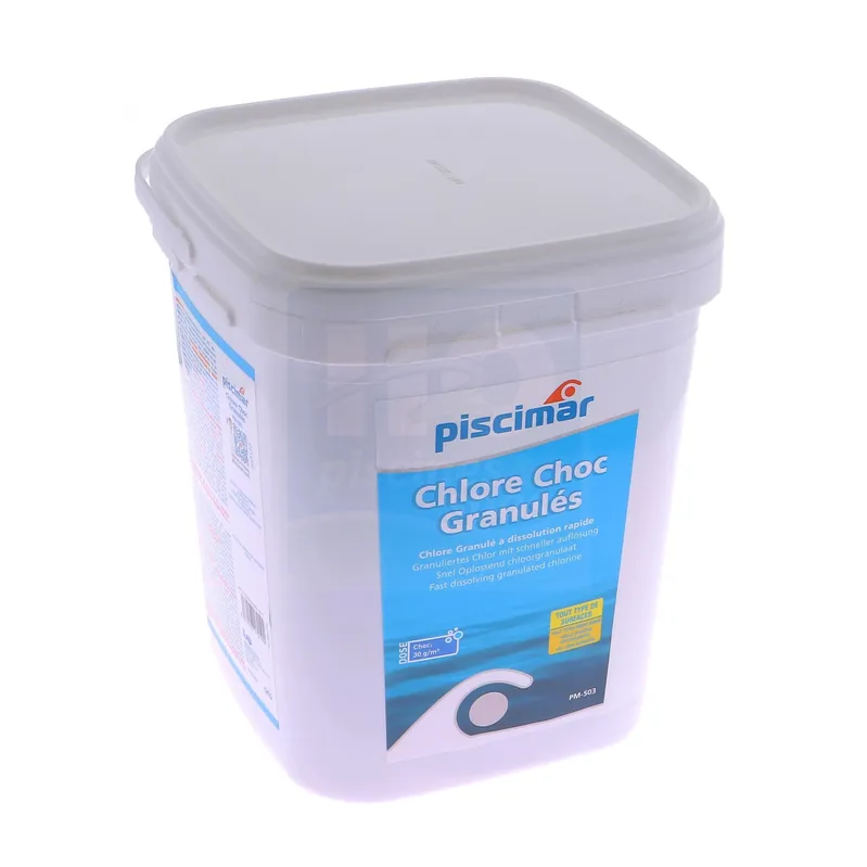 Chlore choc stabilisé en poudre - 5 kg