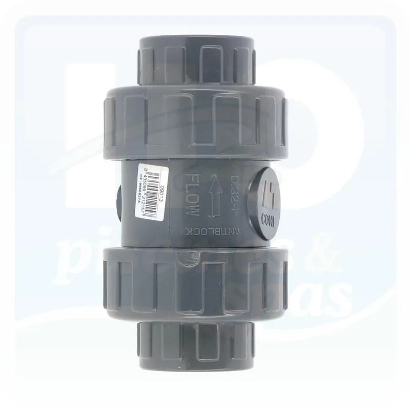 Clapet anti retour à boule libre femelle à coller en diamètre 50 mm (PN16)
