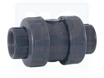 Clapet anti retour à ressort femelle à coller en diamètre 40 mm (PN16)