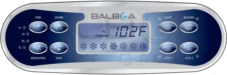Clavier de commande BALBOA ML700 - 2 pompes avec air