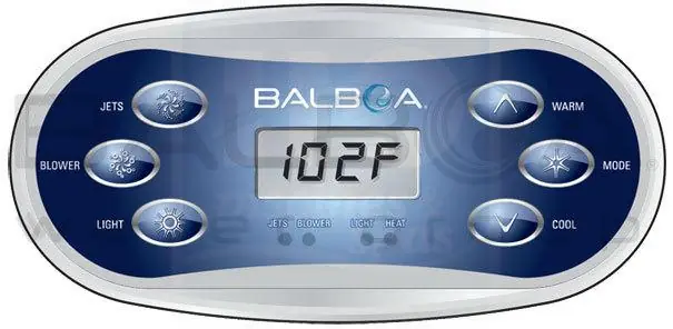 Clavier de commande BALBOA VL600S - 2 pompes sans air