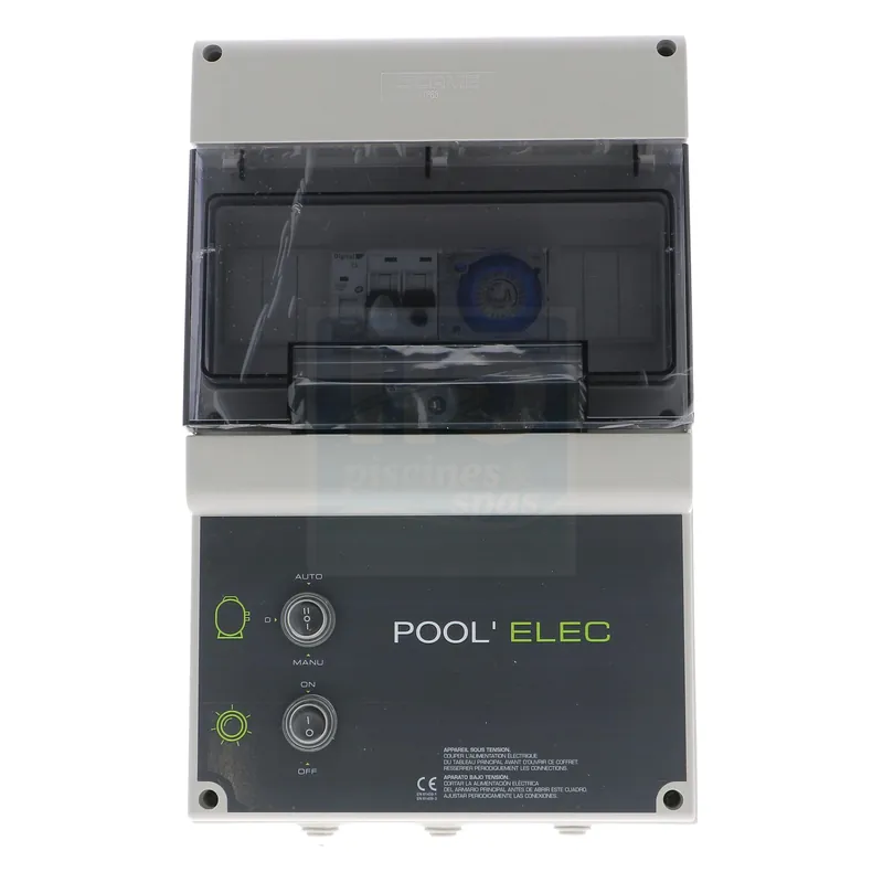 Coffret de filtration, éclairage de marque POOL ELEC - Modèle PFPH300
