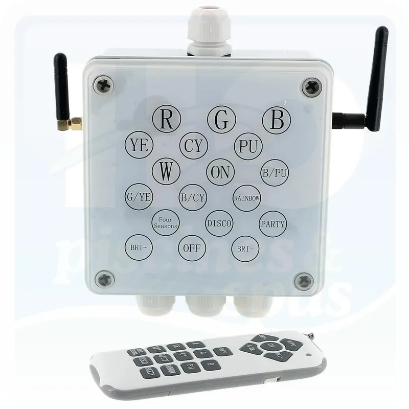 Coffret de synchronisation wifi avec télécommande pour ampoule PAR 56 couleurs