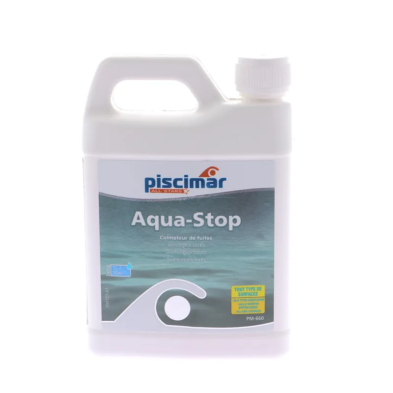 Colmateur de fuites liquide AQUA STOP - Bidon de 1 litre