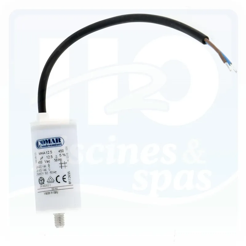Condensateur de 12µf ou 12.5 µf - 400v à fils