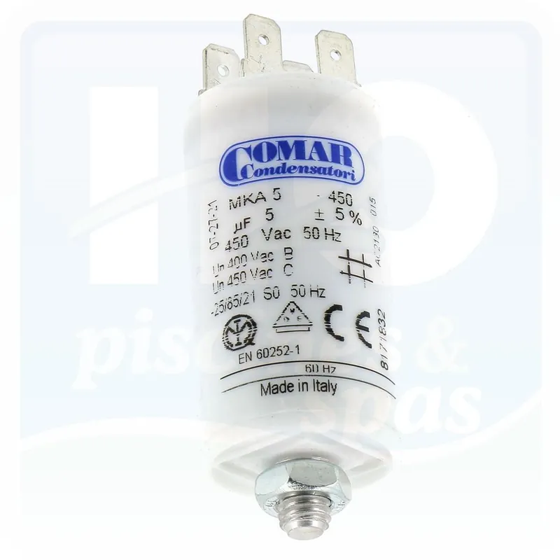 Condensateur de 5µF - 400v à cosses